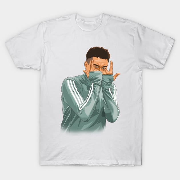 Jesse Lingard T-Shirt by Ades_194